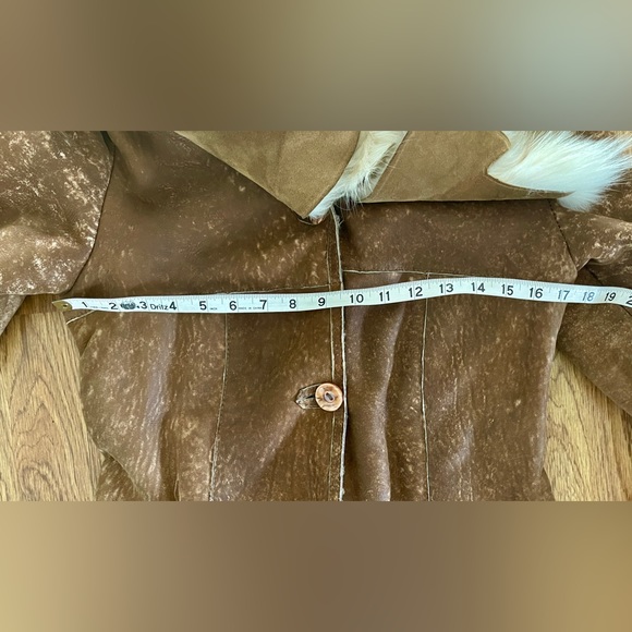 Amazing🌟 ARMANDO DIAZ Italian Designer Shearling Leather and Fur Jacket - Picture 8 of 11